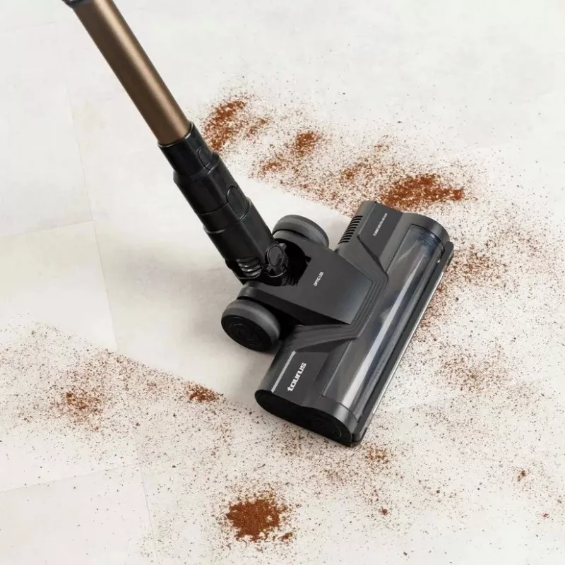Taurus Homeland X9 Pro Pet & Car Cordless Stick Vacuum Cleaner Battery-powered Dry HEPA Bagless 0.7 L 615 W Black, Brown 2.5 Ah