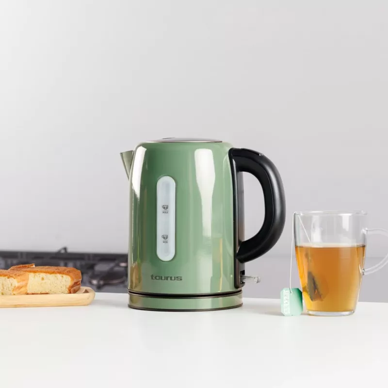 Taurus Vintage Compact Olive 1L Electric Kettle 958576000
