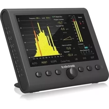 TC Electronic Clarity M Stereo - Stereo Audio Meter with 7 inch Display, Loudness & True-Peak