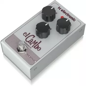 TC Electronic El Cambo Overdrive Guitar Effects Pedal - True Bypass, Analog Circuitry, Drive, Tone, Level Controls, Die-cast Metal Enclosure