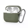 Tech-Protect Apple AirPods Pro 1 / 2 Silicone Hook Case Green