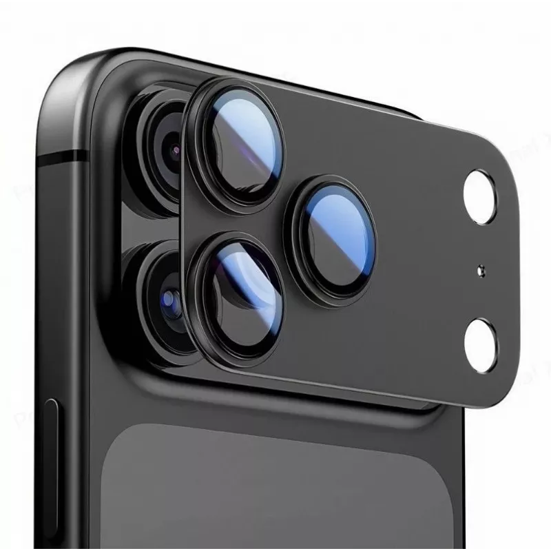 Tech-Protect Apple iPhone 15 Pro / 15 Pro Max Camera Lens Protector CamFull Fit Black
