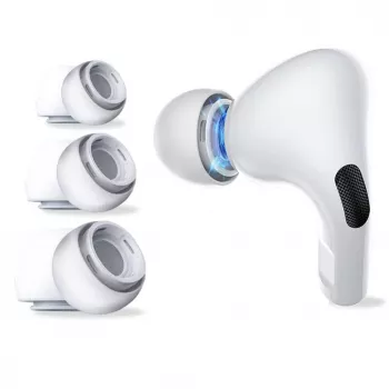 Tech-Protect Ear Tips for AirPods Pro 1/2 - S/M/L - White (3 Pairs)