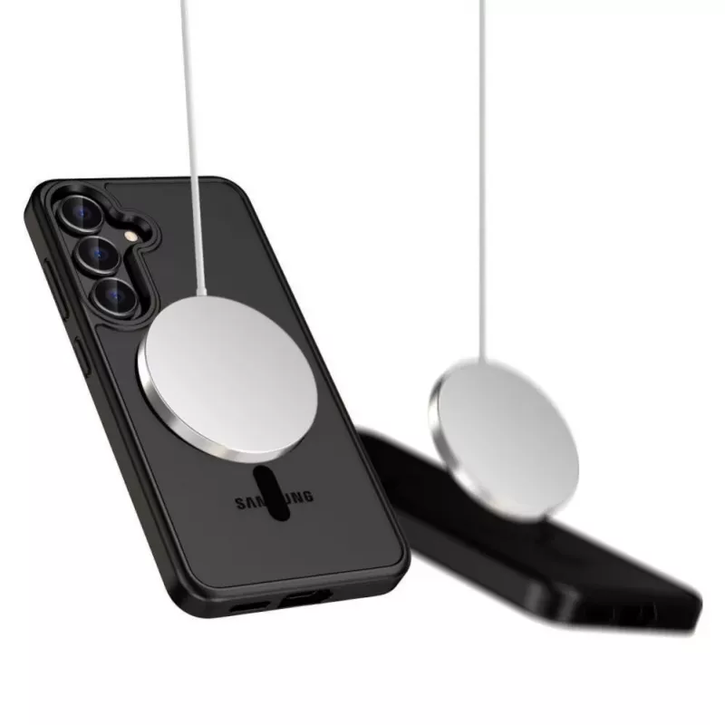 Tech-Protect MagMat MagSafe Case for Nothing Phone 3 - Black and Clear