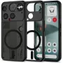 Tech-Protect MagMat MagSafe Case for Nothing Phone 3 - Black and Clear