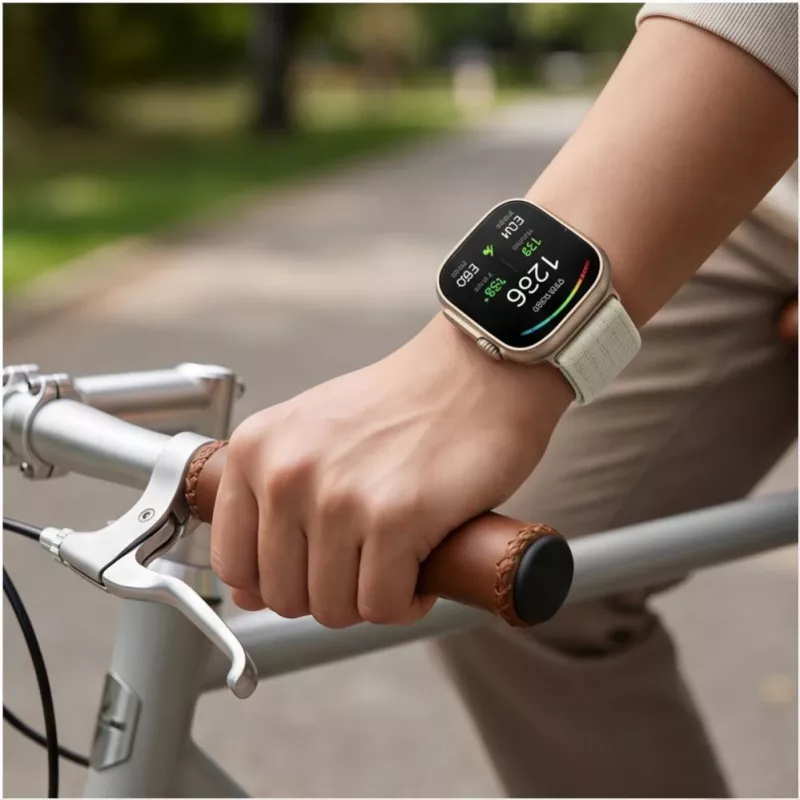 Tech-Protect Nylon Strap for Huawei Watch Fit 3 / 4 / 4 Pro / 5 / 5 Pro - White