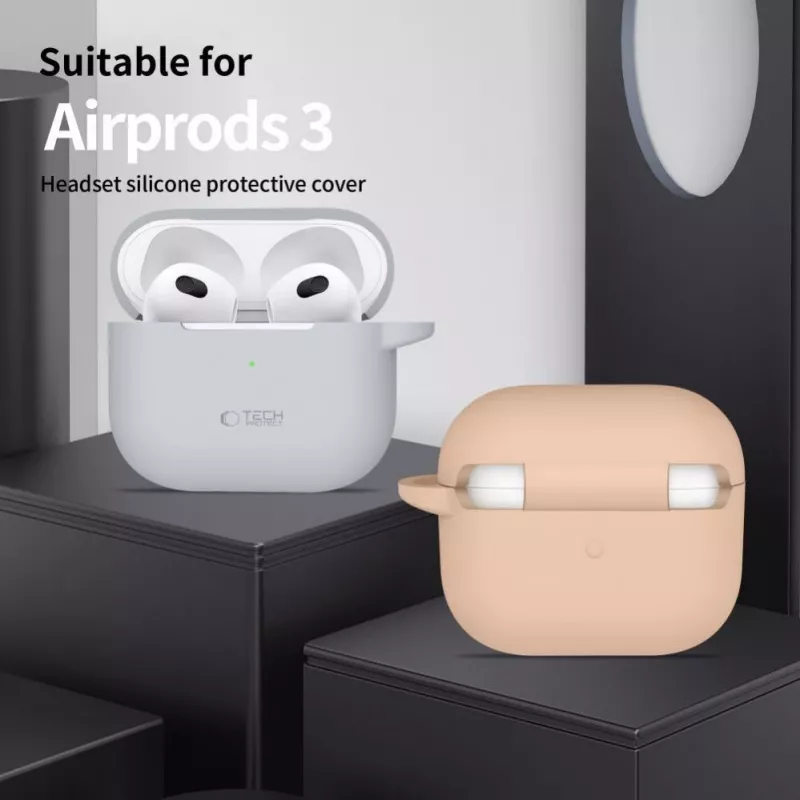 Tech-Protect Silicone Hook Case for Apple AirPods 3 - Blue