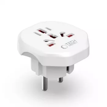 Tech-Protect Universal WL-09 Universal Travel Adapter from EU White