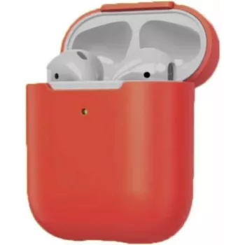 Tech21 StudioColour AirPods 1st & 2nd Gen Case Black FlexShock™ Drop Protection Up to 2.5m Antimicrobial Slim Lightweight with Carabiner Loop (T21-8044)