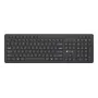 TECHLY Wireless RF 2.4GHz USB Keyboard UK Layout Chocolate Black