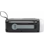 TechniSat Portable Emergency Radio with DAB+/FM, Bluetooth, Solar Panel, Hand Crank, Power Bank, LED Flashlight, Black (0000/2933)