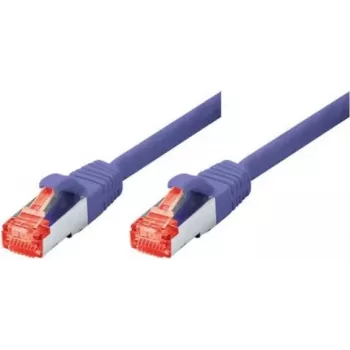 TECLINE Cat 6 S-STP PIMF Patch Cable, Violet, 0.5 m, Slim Bend Protection 71500V