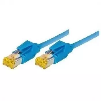 TECLINE Cat 6a S/FTP Patch Cable, 0.5m, Blue, LSZH, 10GbE, Hirose TM31 72200B