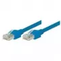 TECLINE Dätwyler Patch Cable S/UTP, Cat 5e, Blue, 1.0 m Highly Flexible, with Hirose TM11 Connectors (71901B)
