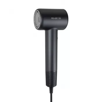 TEESA PRO DRY 700 Hair Dryer 2200W Ionic AC Motor with Cool Shot, 3 Heat & 2 Speed Settings, Concentrator & Diffuser, Black