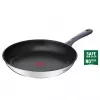 Tefal Daily Cook G7300455 24 cm Frying Pan, Stainless Steel, Titanium 2X Non-stick, Thermo-Signal, All Hobs