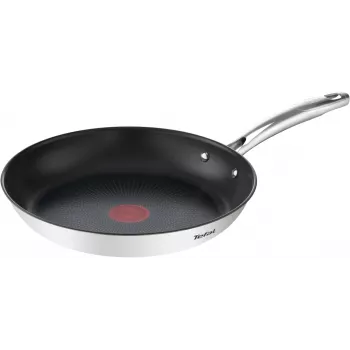 Tefal Duetto+ Frying Pan 28 cm, Stainless Steel, Titanium Non-Stick, Induction - G7320634