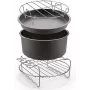 TEFAL Easy Fry Accessory Set for OBH Nordica XXL Airfryer Models - Baking Pan, Skewer Rack, 5 Skewers