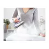Tefal First Class DB1612E0 Travel Iron - 1100 W, Stainless Steel Soleplate, Dual Voltage, 70 ml Tank, White/Blue