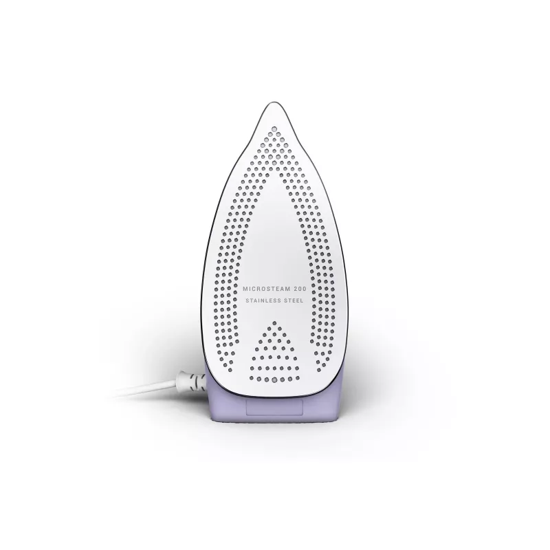 Tefal First Class DB1612E0 Travel Iron - 1100 W, Stainless Steel Soleplate, Dual Voltage, 70 ml Tank, White/Blue