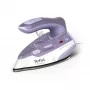 Tefal First Class DB1612E0 Travel Iron - 1100 W, Stainless Steel Soleplate, Dual Voltage, 70 ml Tank, White/Blue