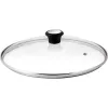 Tefal Glass Lid Ø30cm – Tempered Glass Cookware Lid with Steam Vent, Stainless Steel Rim, Dishwasher Safe