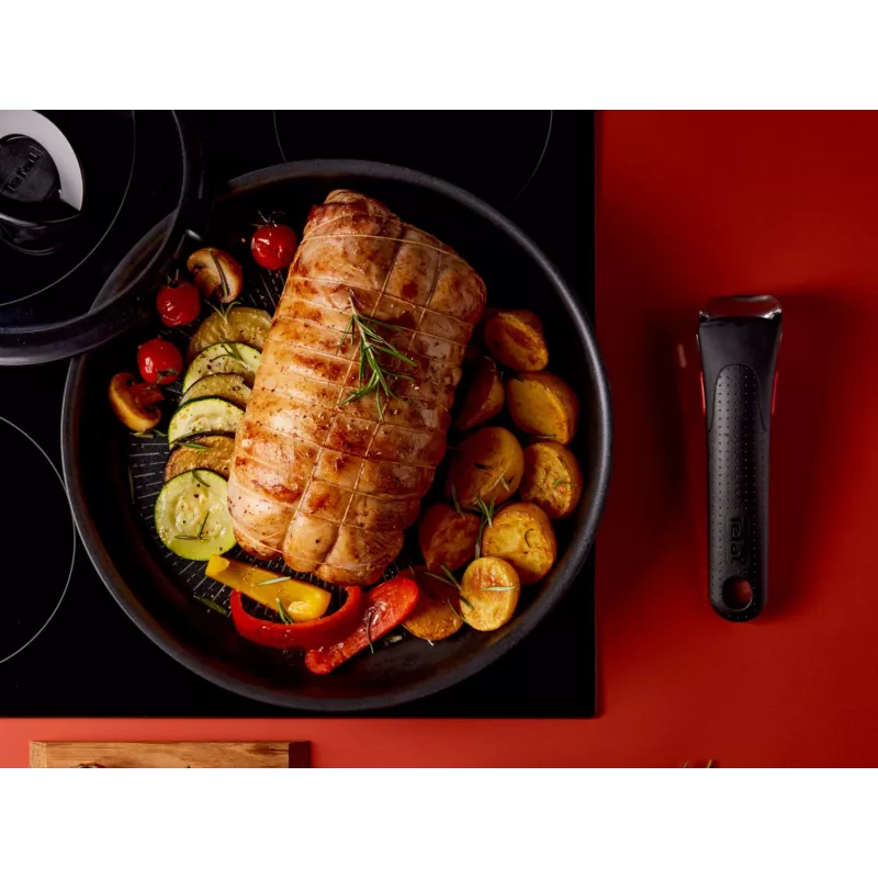 Tefal Ingenio Eco Resist Frying Pan Set, 3 Pieces (22cm & 26cm) with Removable Handle