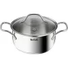 Tefal Intuition B864SA74 Stainless Steel Cookware Set, 10 Pieces, Induction Suitable, Oven Safe, Dishwasher Safe