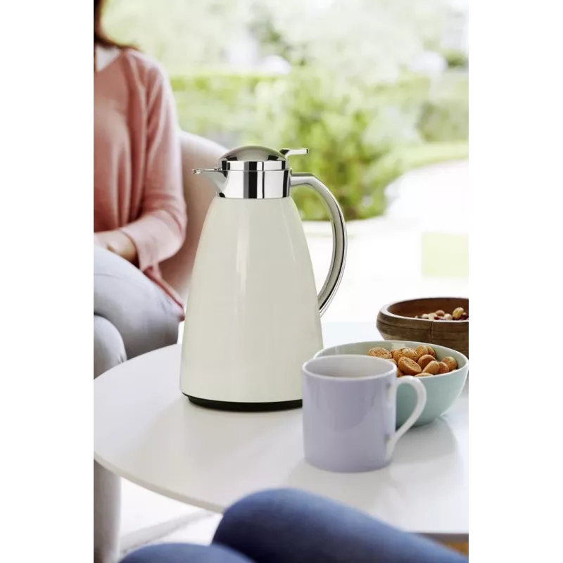 Tefal K30340 Senator Vacuum Flask 1 L Stainless Steel, White