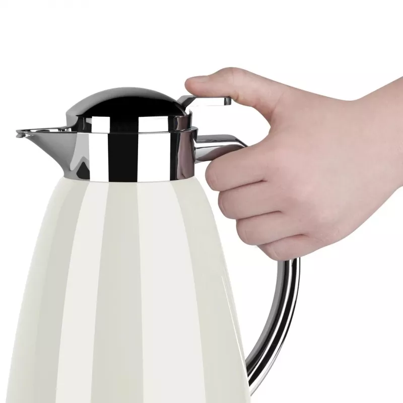 Tefal K30340 Senator Vacuum Flask 1 L Stainless Steel, White
