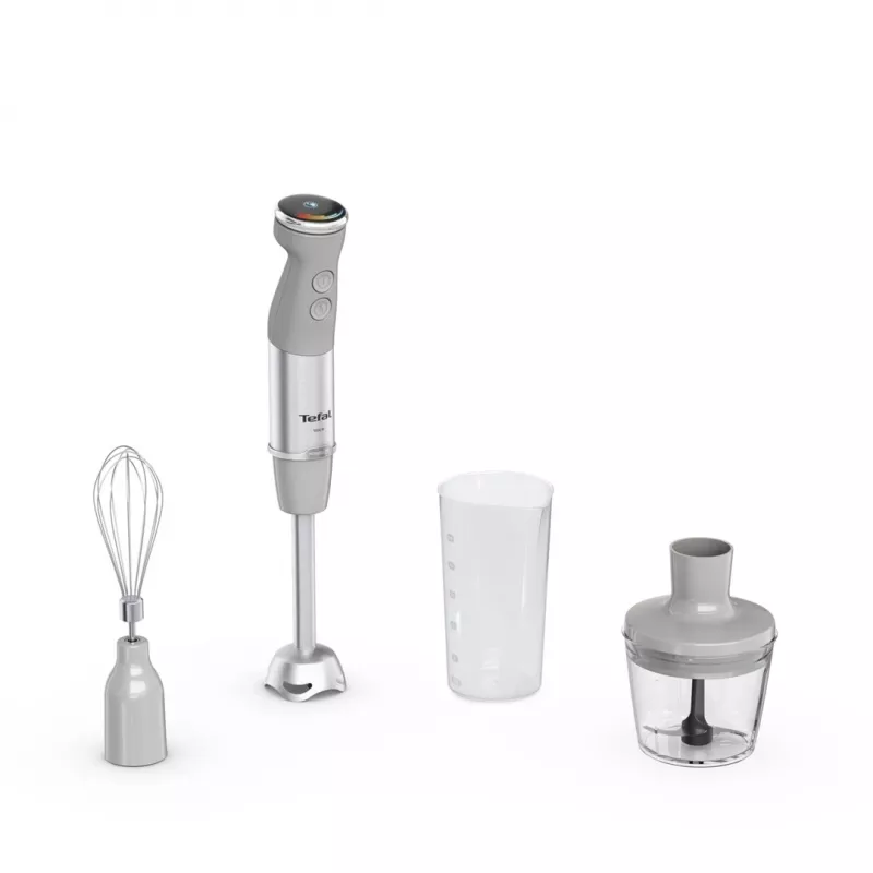 Tefal Quickchef+ HB673B30 Immersion Blender 1000 W Grey, Stainless Steel