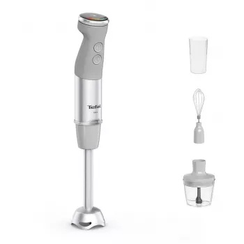 Tefal Quickchef+ HB673B30 Immersion Blender 1000 W Grey, Stainless Steel