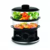 Tefal VC140135 Convenient Steam Cooker, 2 Baskets, 6.5 L, 900 W, Black