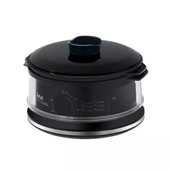 Tefal VC140135 Convenient Steam Cooker, 2 Baskets, 6.5 L, 900 W, Black