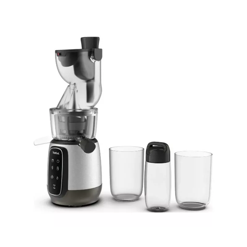 TEFAL ZC605D38 Slow Juicer 150W Cold Press 35 RPM Silver/Black