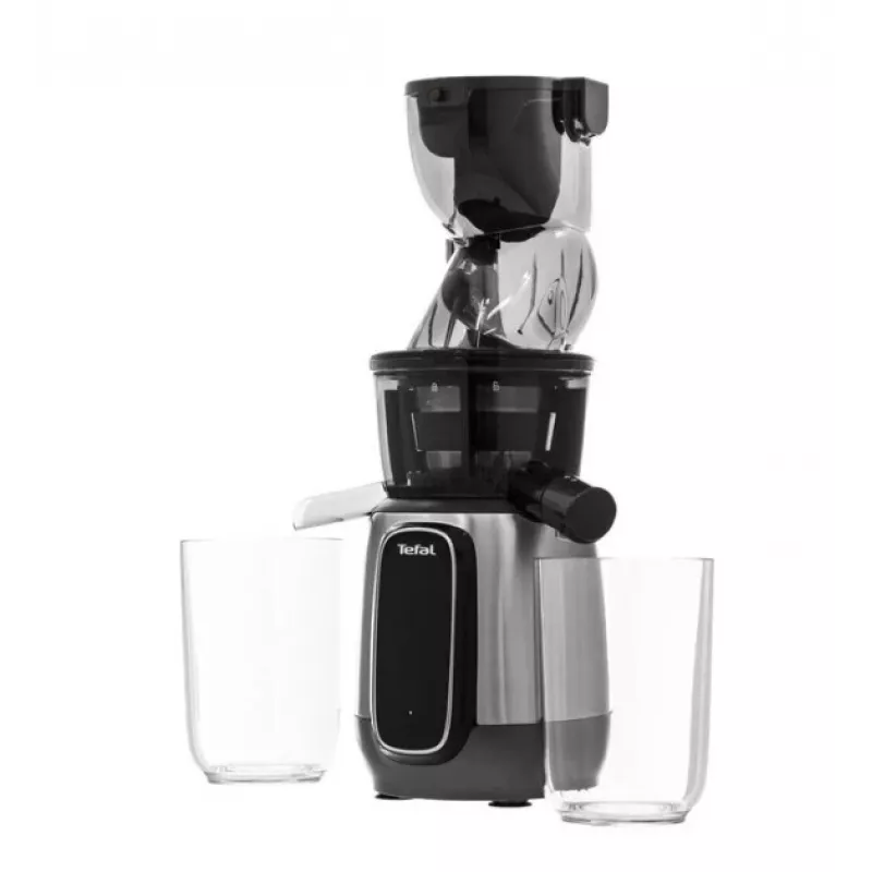 TEFAL ZC605D38 Slow Juicer 150W Cold Press 35 RPM Silver/Black
