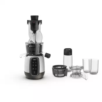 TEFAL ZC605D38 Slow Juicer 150W Cold Press 35 RPM Silver/Black