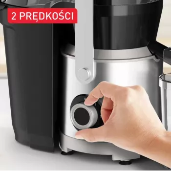 Tefal ZE660D10 Centrifugal Juicer 800 W Black/Silver