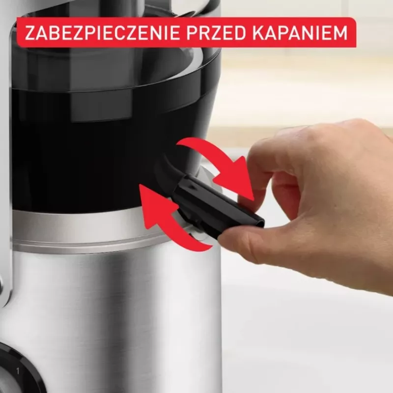 Tefal ZE660D10 Centrifugal Juicer 800 W Black/Silver