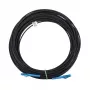 TELCOLINE 1J LC/UPC to LC/UPC Single-mode Fiber Patch Cable, 20 m, LSOH, Yellow