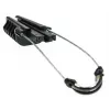 TELCOLINE I-37.PAT Cable Tension Clamp for 3–7 mm Round Cables, Black