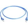 Telegärtner 100008172 CAT 5e F/UTP RJ45 Patch Cable, 0.5 m, Blue, Flame Retardant, Bend Protection Boot