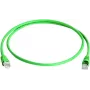 Telegärtner 100008571 RJ45 Patch Cable, CAT 5e F/UTP, 3.0 m, Green, Flame Retardant, with Kink Protection