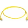 Telegärtner 100008943 CAT 5e F/UTP RJ45 Patch Cable 7.5m Yellow Flame-Retardant with Bend Protection