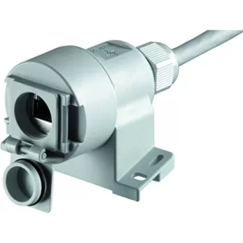 Telegärtner AMJ45 Category 6A RJ45 Jack, Straight, 8P8C, Light Grey, IP67
