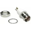 Telegärtner BNC Bulkhead Jack, Isolated 50 Ohm, White Insulating Flange, Z01 - 1 Piece (J01001A0043)