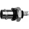 Telegärtner BNC Bulkhead Jack, Isolated 50 Ohm, White Insulating Flange, Z01 - 1 Piece (J01001A0043)