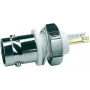 Telegärtner BNC Bulkhead Jack, Isolated 50 Ohm, White Insulating Flange, Z01 - 1 Piece (J01001A0043)