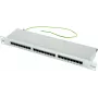 TELEGÄRTNER Cat.5e 24-Port RJ45 Patch Panel, 1U, 19-inch, Light Grey