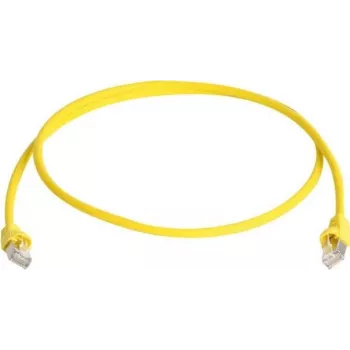 Telegärtner CAT.5e Patch Cable, 1m, Yellow, U/UTP, LSZH
